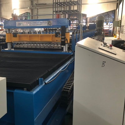 금속 지붕 굴곡 판 롤링 형성 기계